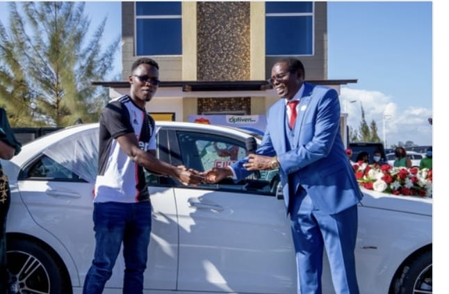 Optiven Group Rewards Customer with a Mercedes Benz