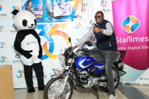 Startimes Celebrates Winners: Motorcycle and Smart TV Prizes Delight Lucky Participants