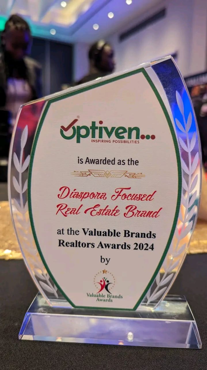 Optiven's Global Vision Recognized: Diaspora Focused Real Estate Brand of 2024