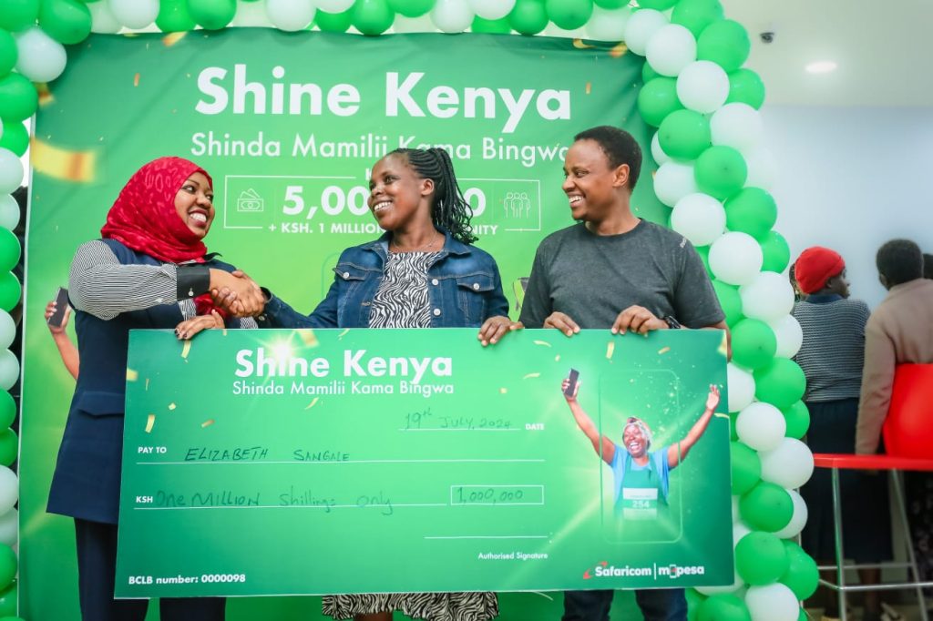 Safaricom Announces Five New Winners in the Ongoing Shine Kenya Shinda Mamilii Campaign