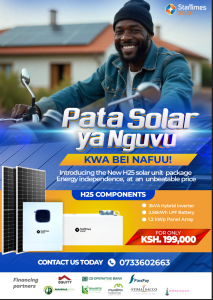 StarTimes Unveils H25 Model 3KVA Solar System with Easy Payments