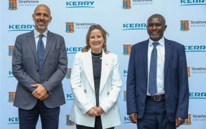 From left, Kerry Group, Africa GM Jad Neaime, Deputy Head of Mission of Ireland to Kenya, H.E Maris Eve (1)