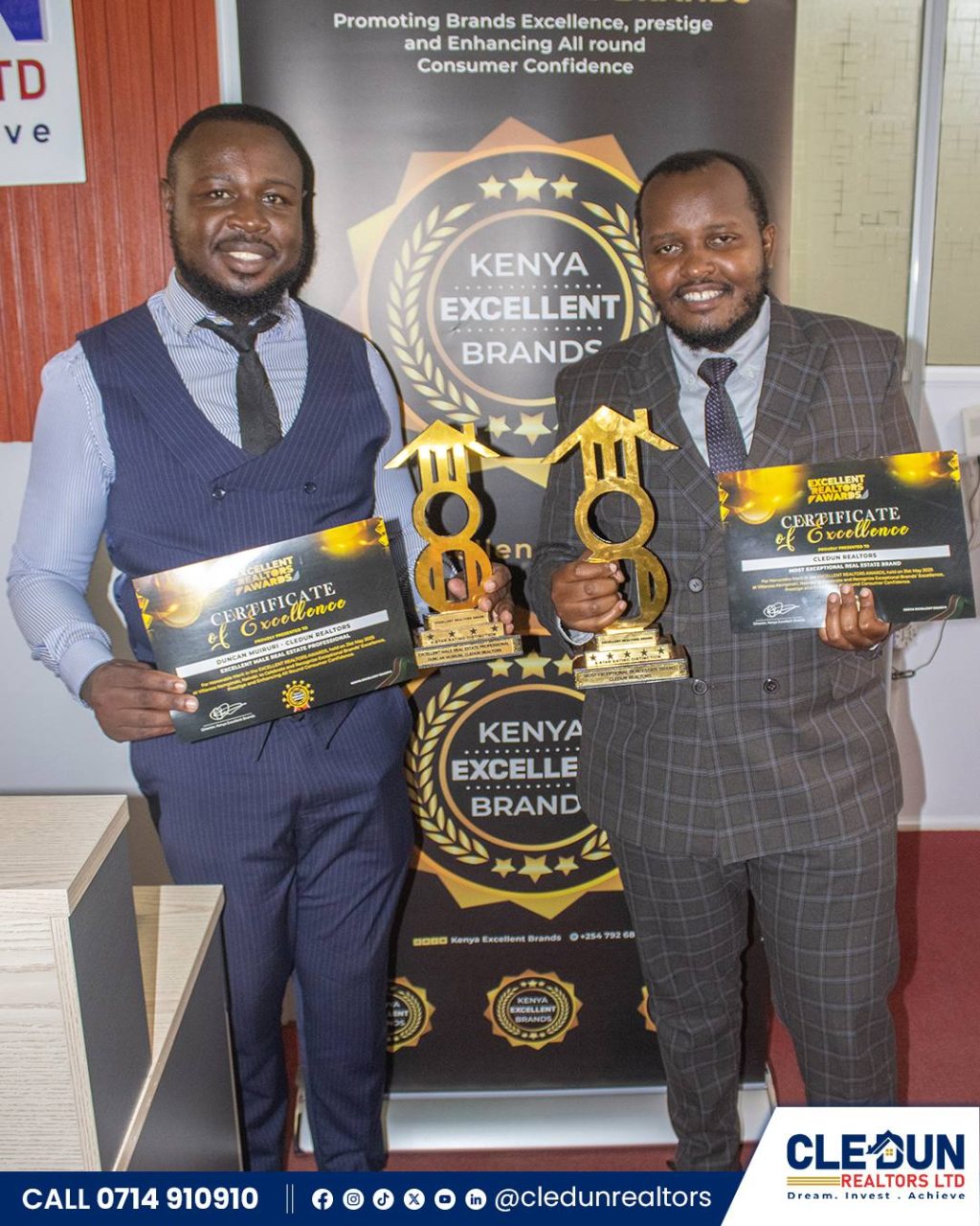 Duncan Muiruri’s Win Underscores Cledun’s Rising Influence in Kenyan Property Sector